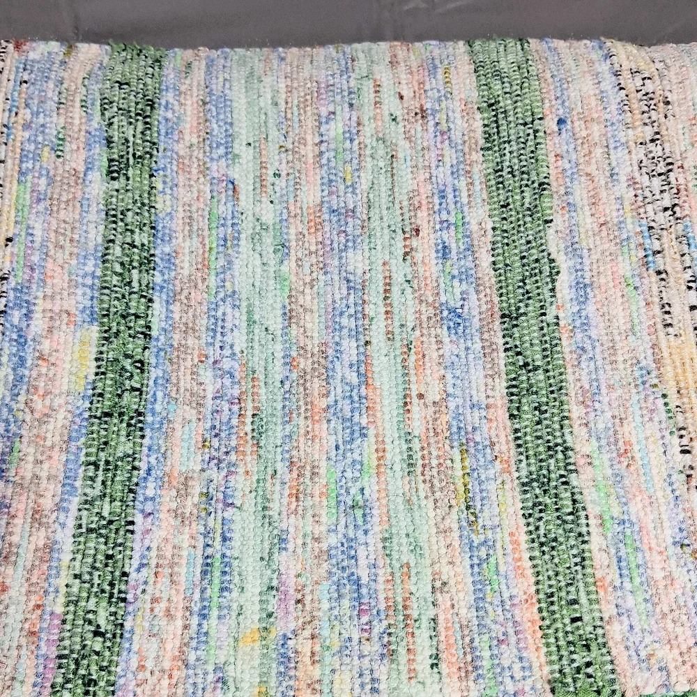 Set Of 4 Cottagecore Cotton Handwoven 12" X 18" Vintage Frilly Placemats - Picture 10 of 12